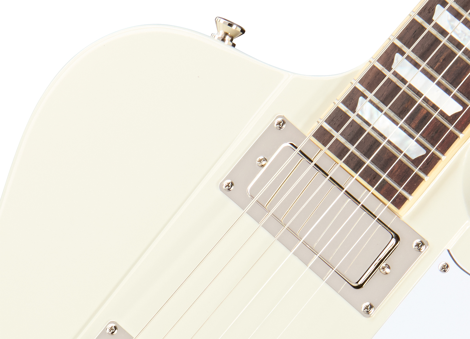 Epiphone Firebird V 1963 Maestro Vibrola Reissue Ins.by.g.c 2mh Gibson Trem Rw - Polaris White - Guitare Électrique RÉtro Rock - Variation 3
