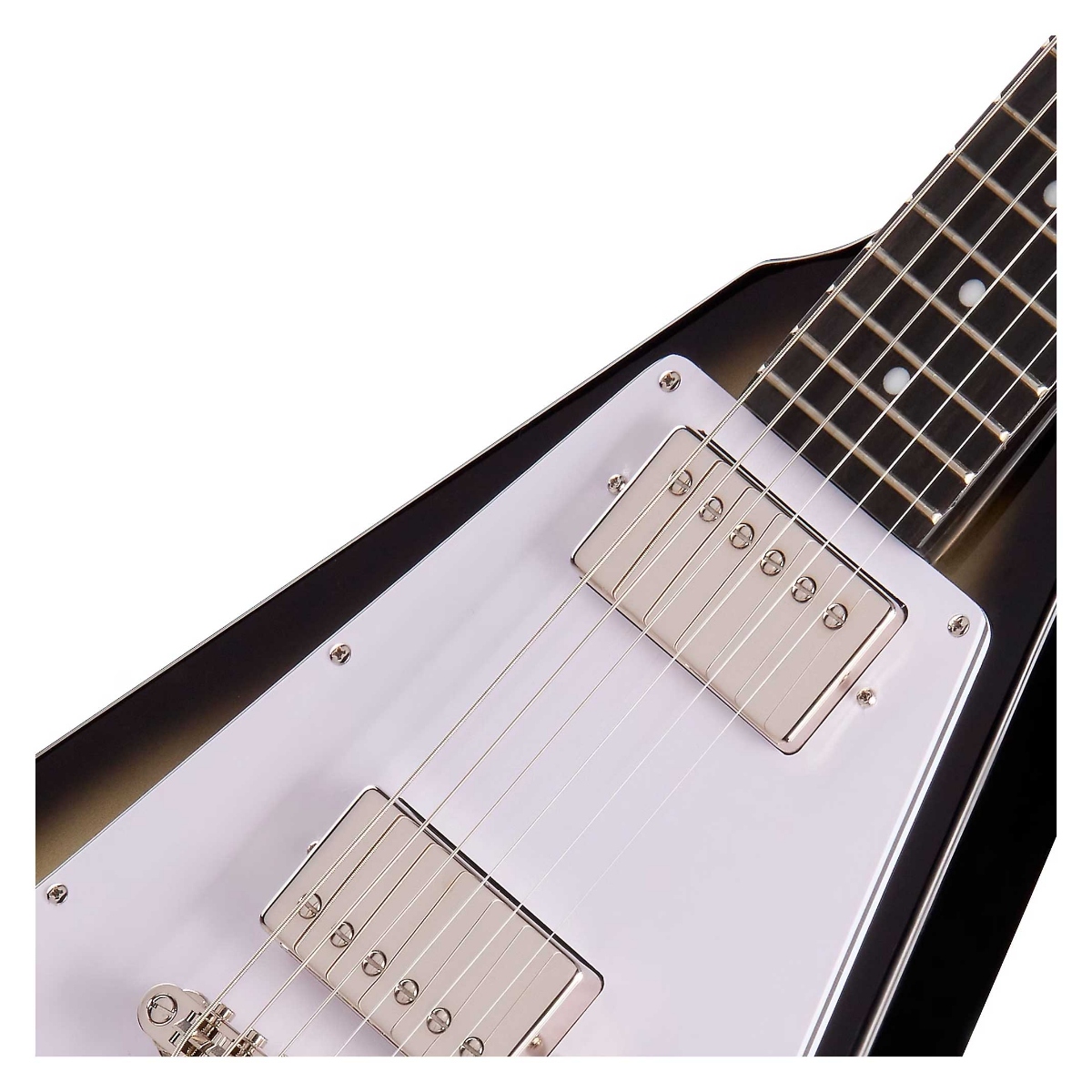 Epiphone Flying V 2h Ht Eb - Silverburst - Guitare Électrique MÉtal - Variation 3