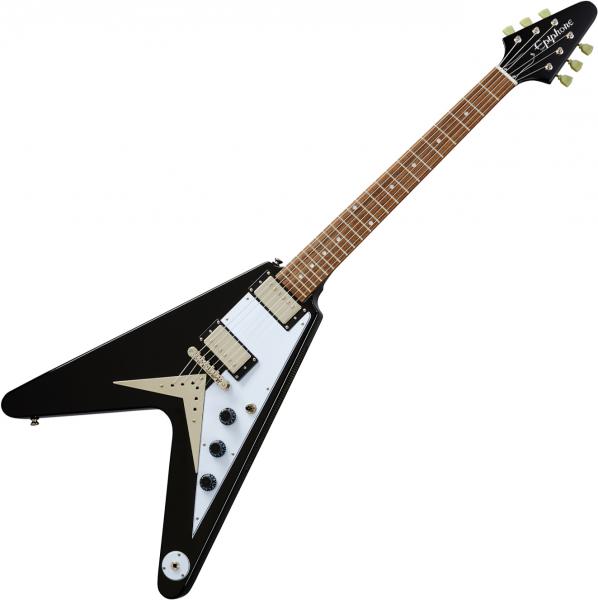 Epiphone Flying V - ebony Metal electric guitar