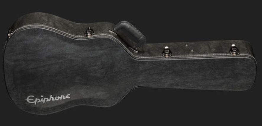 Epiphone Frontier Usa Dreadnought Epicea Acajou Rw - Antique Natural - Guitare Electro Acoustique - Variation 5