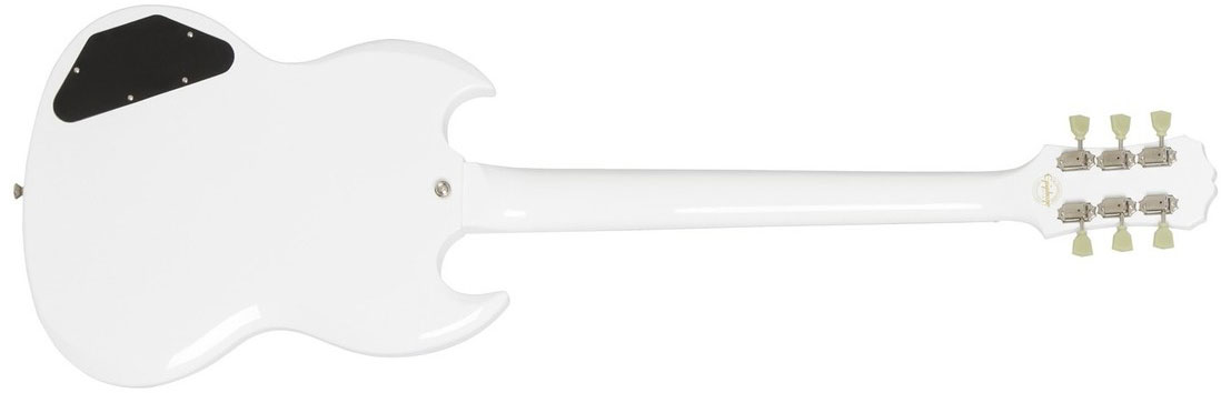 Epiphone G-400 Pro Hh Ht Pf - Alpine White - Guitare Électrique Double Cut - Variation 1