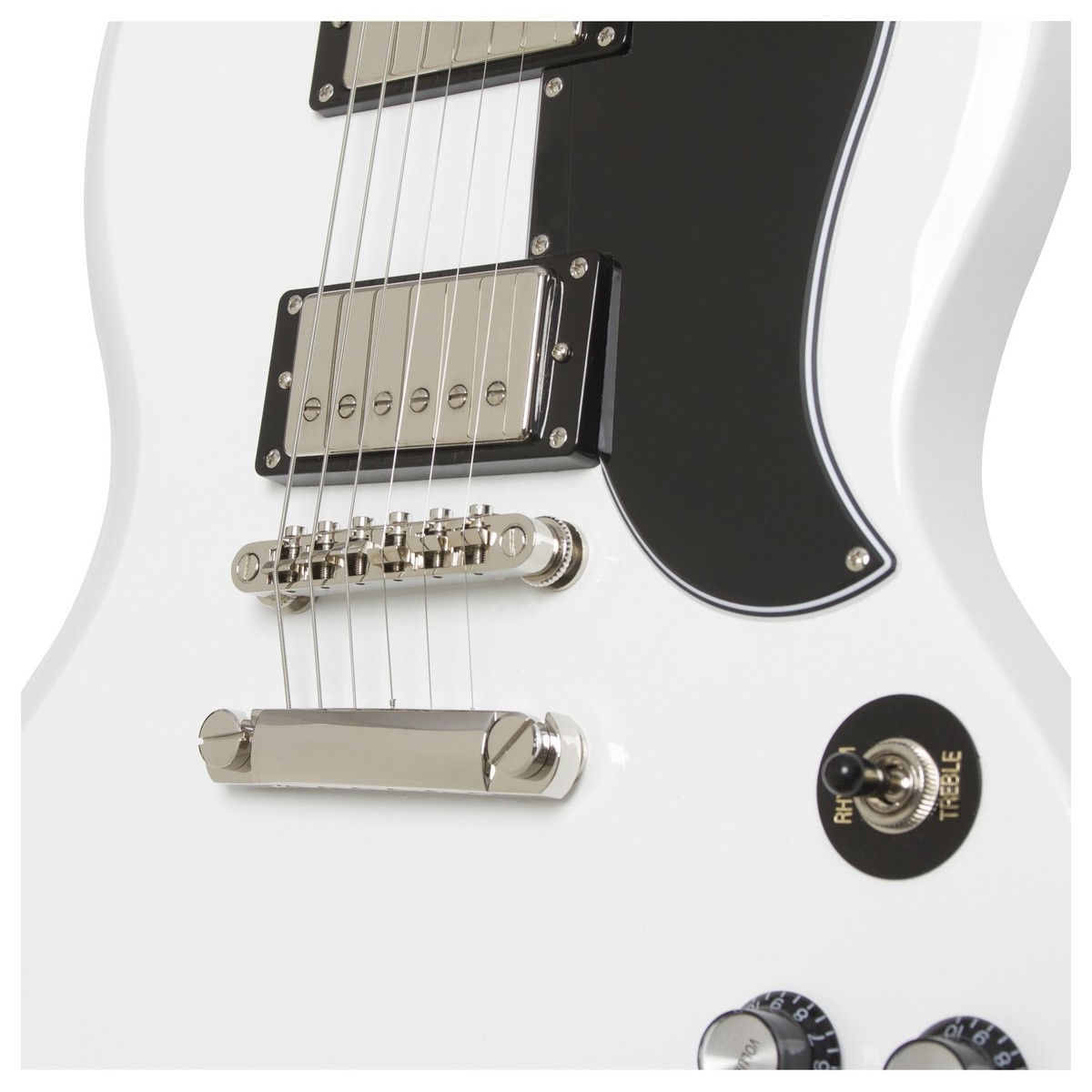 Epiphone G-400 Pro Hh Ht Pf - Alpine White - Guitare Électrique Double Cut - Variation 2