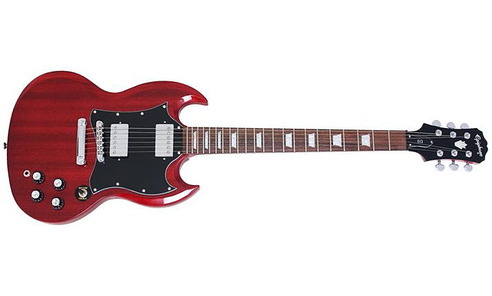 Epiphone G-400 Pro 1966 Ltd Ch - Cherry - Guitare Électrique Double Cut - Variation 1