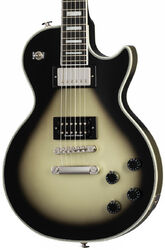 Guitare électrique single cut Epiphone Adam Jones Les Paul Custom Korin Faught Sensation - Antique silverburst