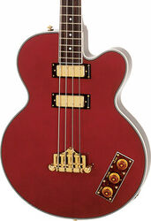 Basse électrique 1/2 caisse Epiphone Allen Woody Rumblekat Bass - Wine red