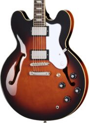 Guitare électrique 1/2 caisse Epiphone Bonehead Rivier - Dark Tobacco Sunburst