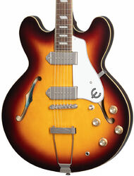 Guitare électrique 1/2 caisse Epiphone Archtop Casino - Vintage sunburst