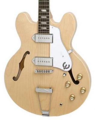 Guitare électrique 1/2 caisse Epiphone Casino - Natural