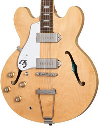 Guitare électrique 1/2 caisse Epiphone Original Casino LH - natural