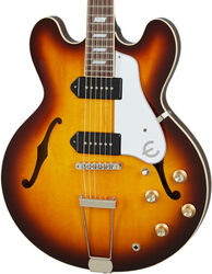 Guitare électrique 1/2 caisse Epiphone Casino USA - Vintage sunburst