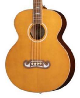 Basse acoustique Epiphone El Capitan Studio - Aged vintage natural