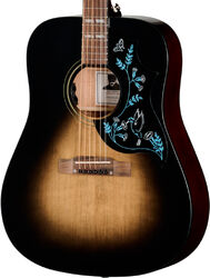 Guitare folk Epiphone Eric Church Hummingbird Dark - Cobra Burst
