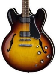 Guitare électrique 1/2 caisse Epiphone Inspired By Gibson ES-335 - Vintage sunburst