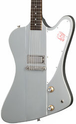 Guitare électrique rétro rock Epiphone 1963 Firebird I - Silver mist