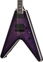 Guitare électrique métal Epiphone Modern Flying V Prophecy - Orchid bloom satin