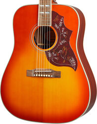 Guitare electro acoustique Epiphone Inspired by Gibson Hummingbird - Aged cherry sunburst