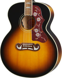 Guitare electro acoustique Epiphone Inspired by Gibson J-200 - Aged vintage sunburst