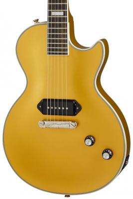 Guitare électrique solid body Epiphone Jared James Nichols Gold Glory Les Paul Custom Ltd - Double gold vintage aged