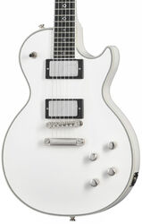 Guitare électrique single cut Epiphone Jerry Cantrell Les Paul Custom Prophecy - Bone white