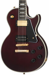 Guitare électrique single cut Epiphone Jerry Cantrell Wino Les Paul Custom - Wine red