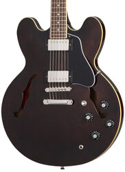 Guitare électrique signature Epiphone Jim James ES-335 - Seventies walnut