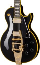 Guitare électrique single cut Epiphone Joe Bonamassa 1959 Les Paul Custom Ltd - antique ebony