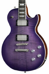 Guitare électrique single cut Epiphone Inspired By Gibson Les Paul Modern Figured - Purple burst