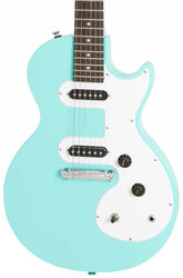 Guitare électrique single cut Epiphone Les Paul SL - Turquoise