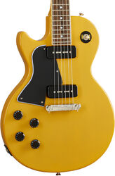 Guitare électrique gaucher Epiphone Les Paul Special LH - Tv yellow