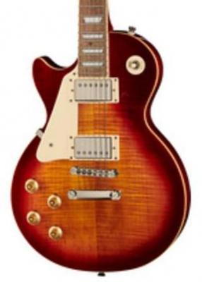 Guitare électrique solid body Epiphone Les Paul Standard 50s Gaucher - Heritage cherry sunburst