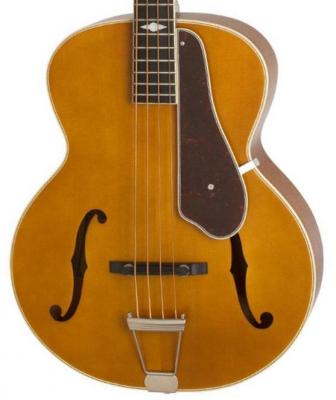 Basse électrique 1/2 caisse Epiphone Masterbilt Century De Luxe Classic 4-String Acoustic/Electric Bass - Vintage natural