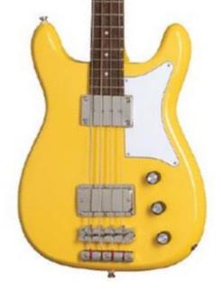 Basse électrique solid body Epiphone Newport Bass - Sunset yellow