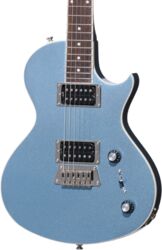 Guitare électrique single cut Epiphone Nighthawk Studio Waxx Signature - Pelham blue