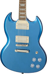 Guitare électrique rétro rock Epiphone SG Muse Modern - Radio blue metallic