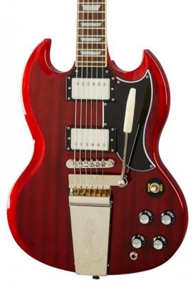 Guitare électrique solid body Epiphone SG Standard '61 Maestro Vibrola - Vintage cherry