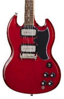 Guitare électrique solid body Epiphone Tony Iommi SG Special - Vintage cherry
