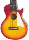 Ukulélé Epiphone Les Paul Acoustic/Electric Ukulele Outfit - Heritage cherry sunburst