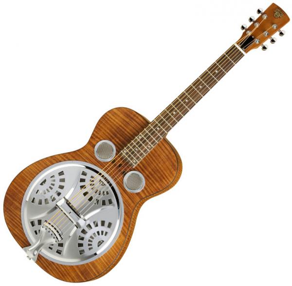 Epiphone Hound Dog Deluxe Round Neck - vintage brown Dobro resonator