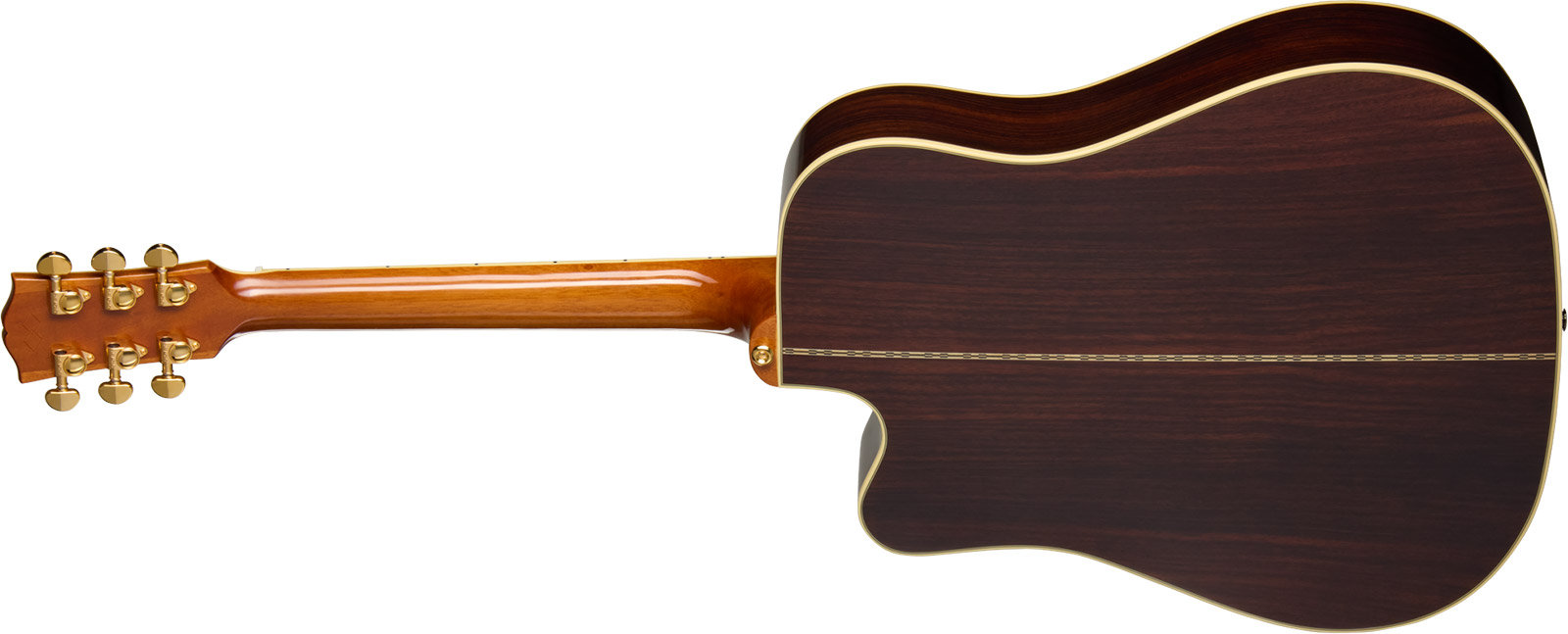 Epiphone Hummingbird Deluxe Ec Inspired By Gibson Dreadnought Cw Epicea Palissandre Eb - Autumn Burst - Guitare Folk - Variation 1