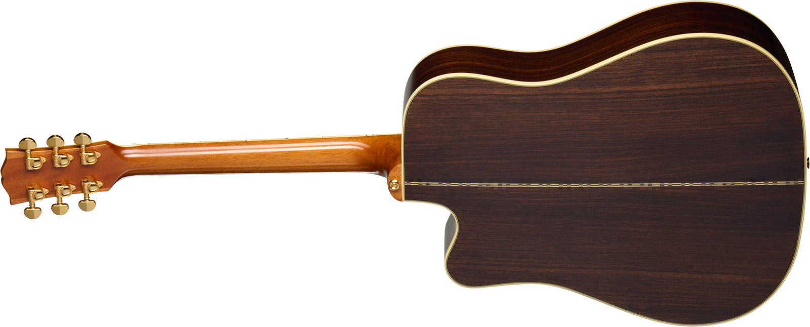 Epiphone Hummingbird Deluxe Ec Inspired By Gibson Dreadnought Cw Epicea Palissandre Eb - Natural - Guitare Folk - Variation 1