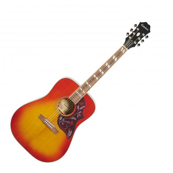 Guitare electro acoustique Epiphone Hummingbird Studio - Faded cherry