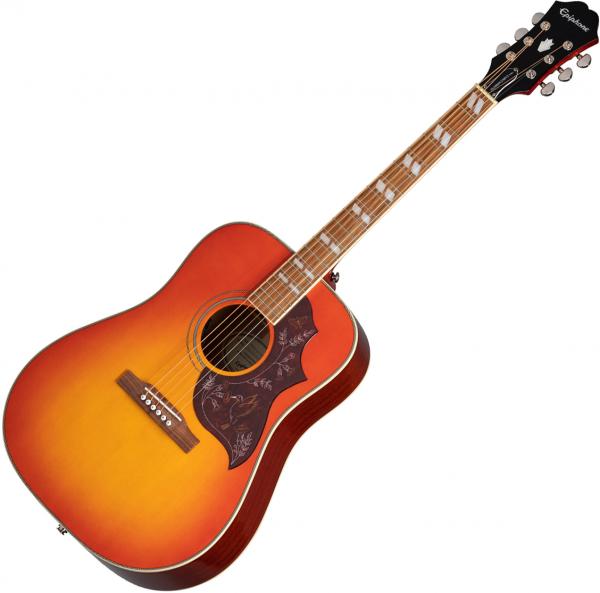 Epiphone Hummingbird Studio - faded cherry Folk guitar