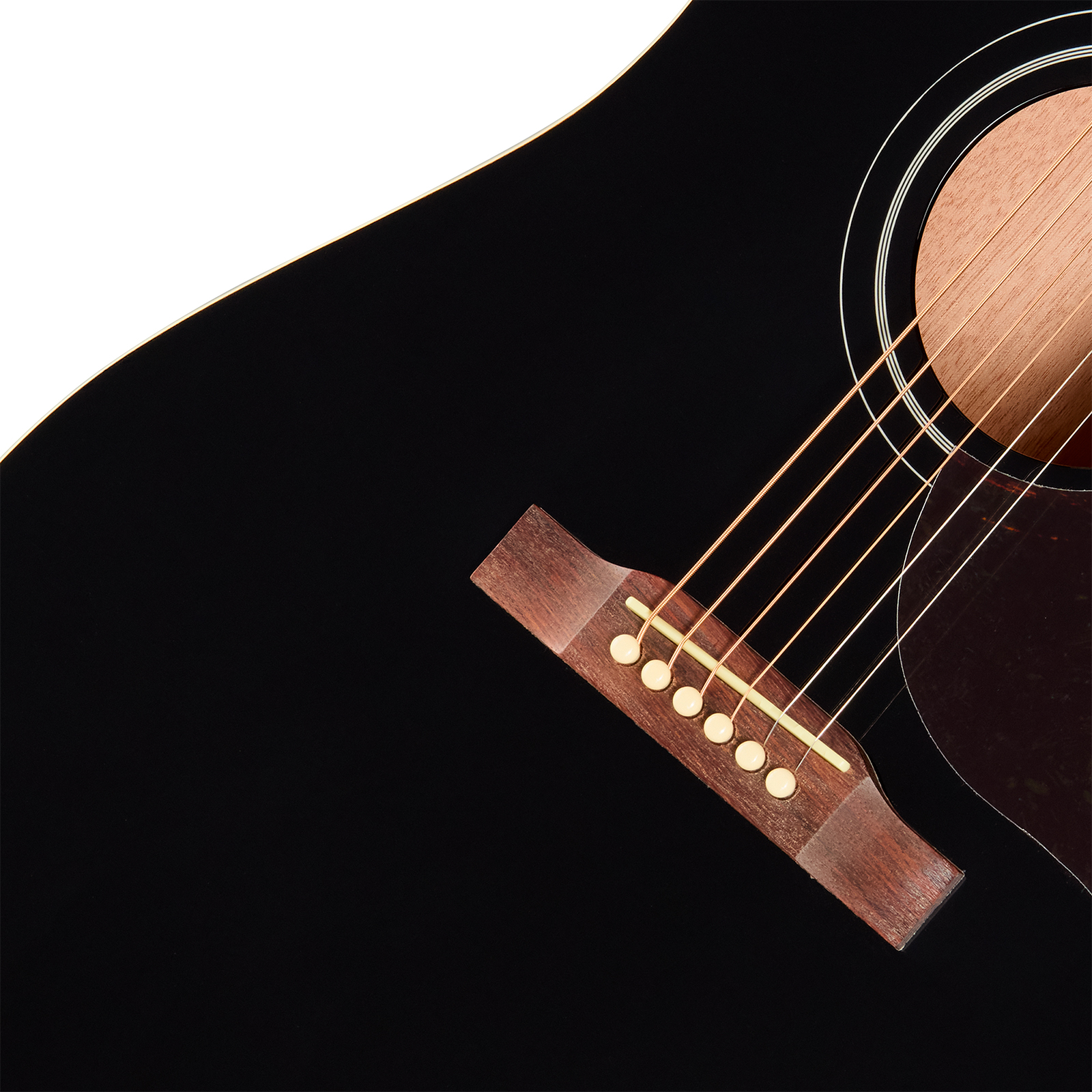 Epiphone Hummingbird Tribute Dreadnought Shsc Epicea Acajou Lau - Ebony - Guitare Folk - Variation 3