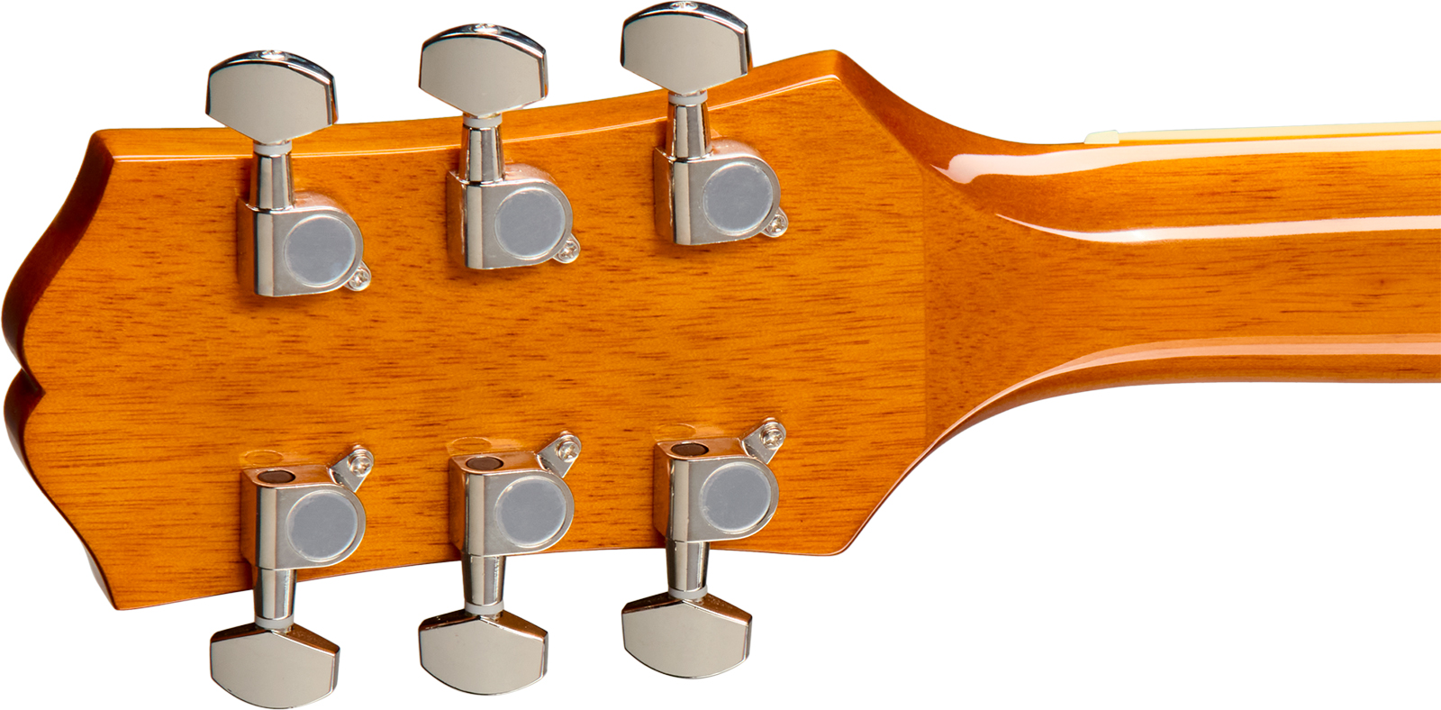 Epiphone Hummingbird Tribute Lh Dreadnought Shsc Gaucher Epicea Acajou Lau - Heritage Sunburst - Guitare Folk - Variation 5