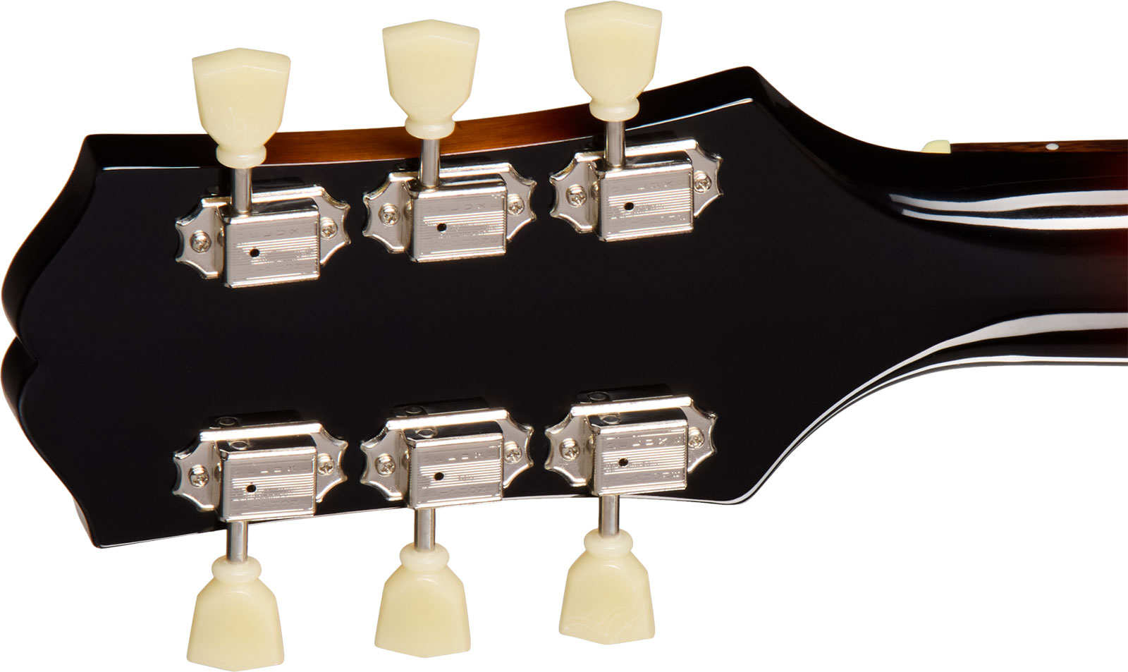 Epiphone J200 Studio Ec Ibg Jumbo Cw Epicea Acajou Rw - Vintage Sunburst - Guitare Folk - Variation 6