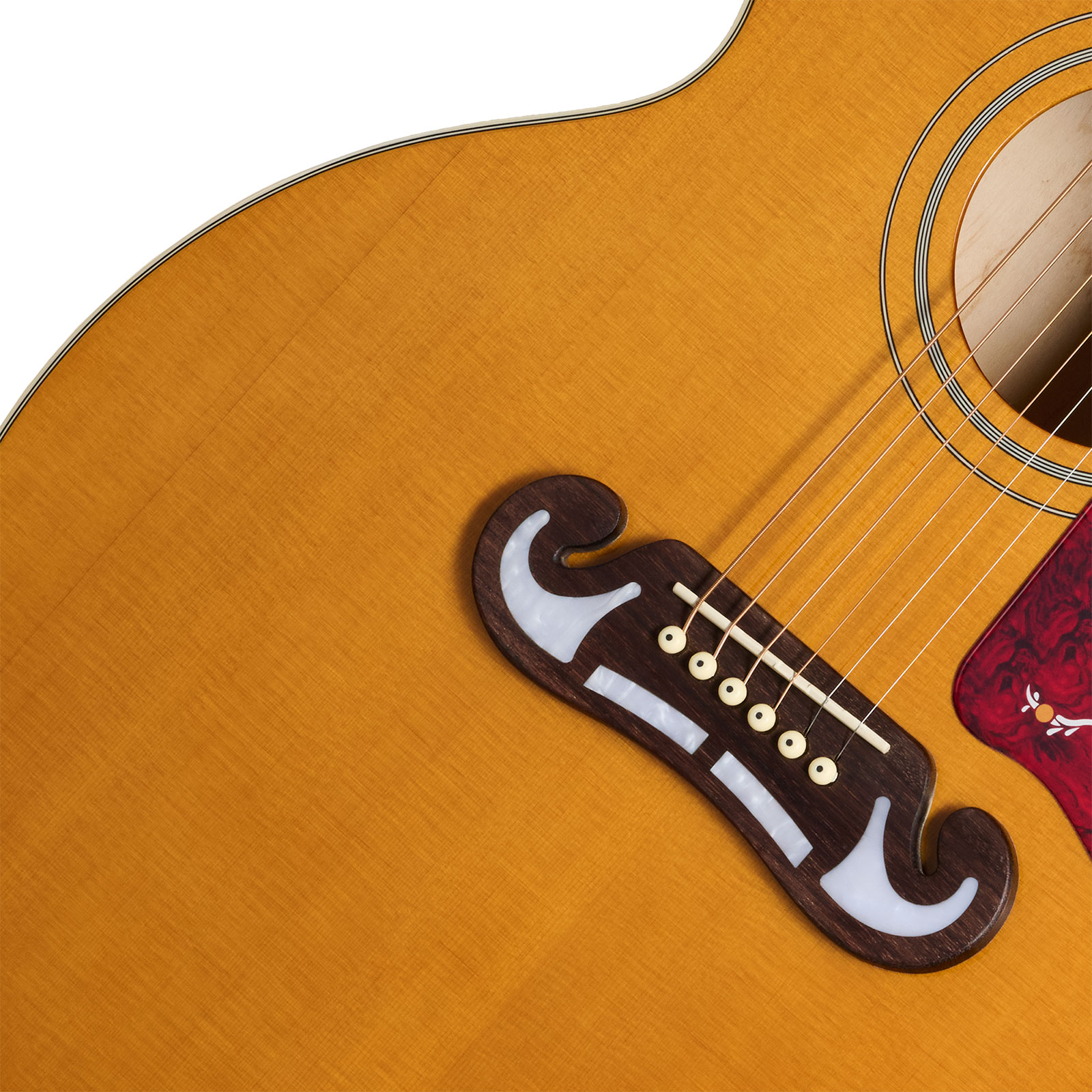 Epiphone J200 Studio Ec Lh Gaucher Ibg Jumbo Cw Epicea Acajou Rw - Natural - Guitare Folk - Variation 3