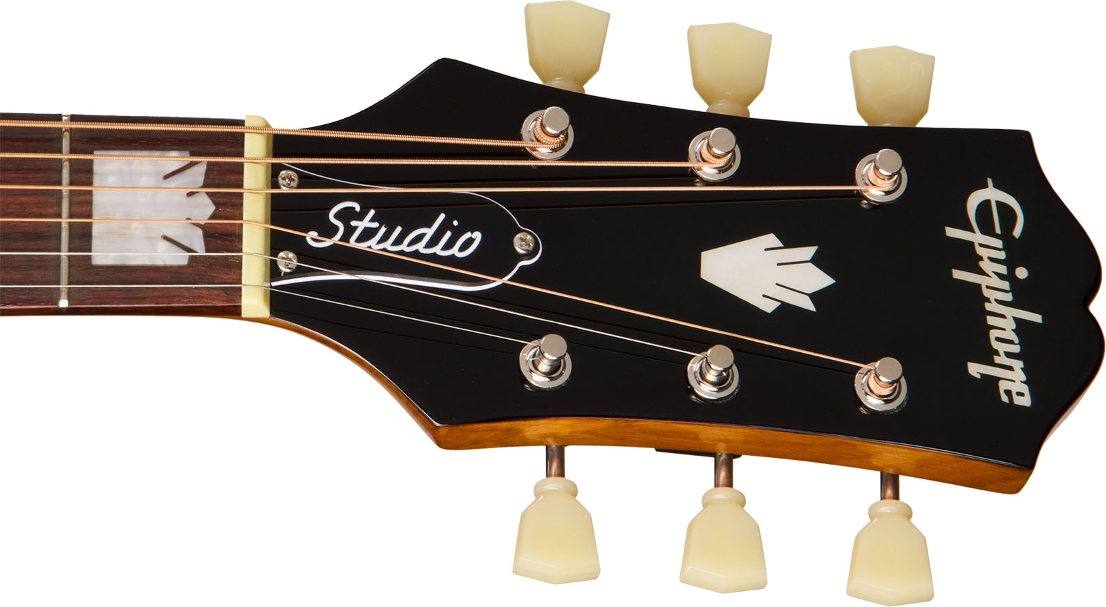 Epiphone J200 Studio Ibg Jumbo Epicea Acajou Rw - Natural - Guitare Folk - Variation 4