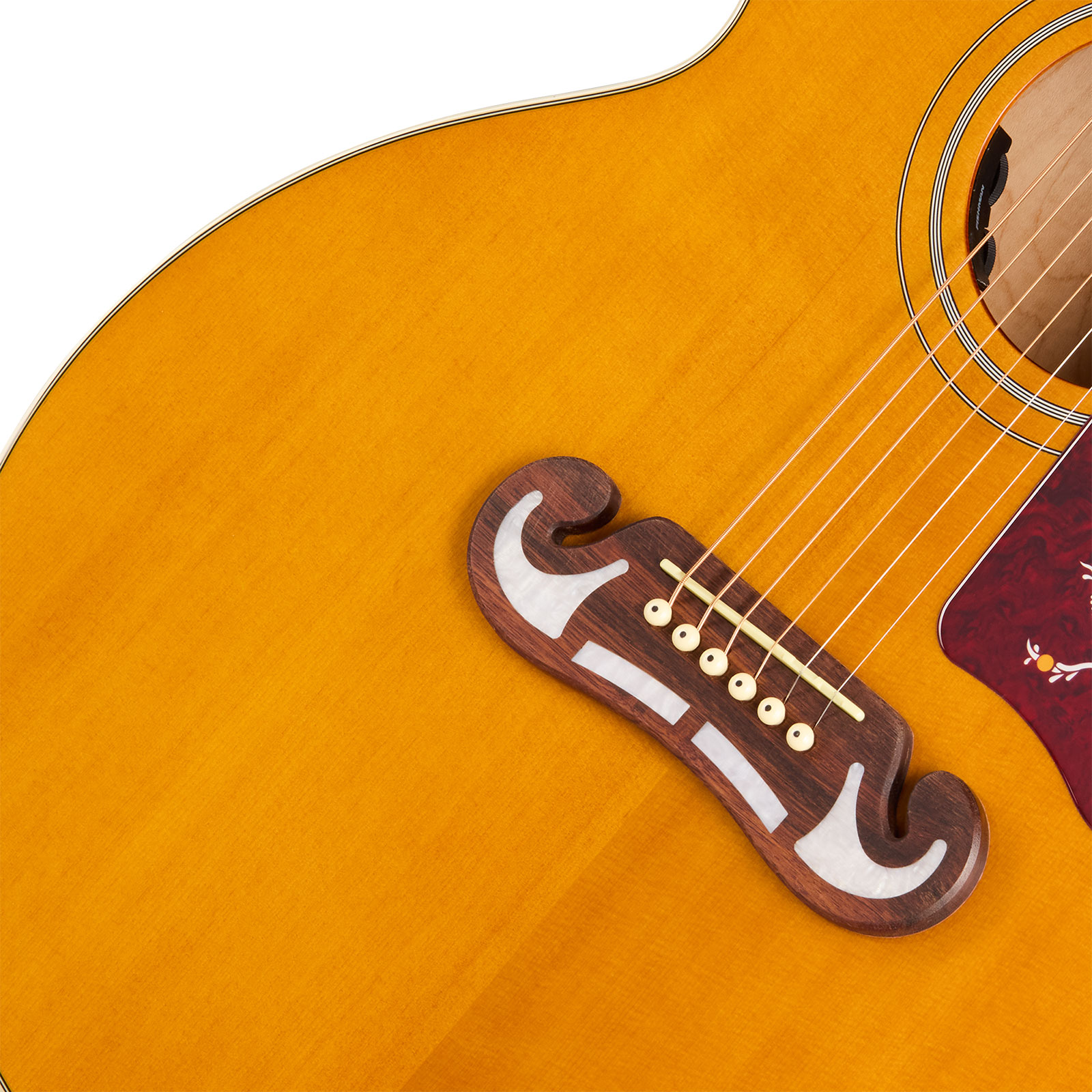 Epiphone J200 Studio Lh Gaucher Ibg Jumbo Epicea Acajou Rw - Natural - Guitare Folk - Variation 3