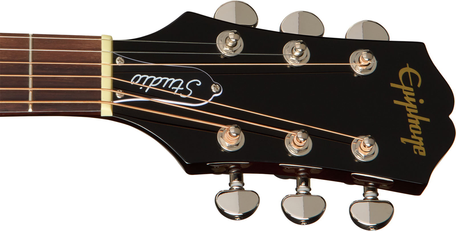 Epiphone J45 Studio Ec Ibg Dreadnought Cw Epicea Acajou Rw - Vintage Sunburst - Guitare Folk - Variation 4