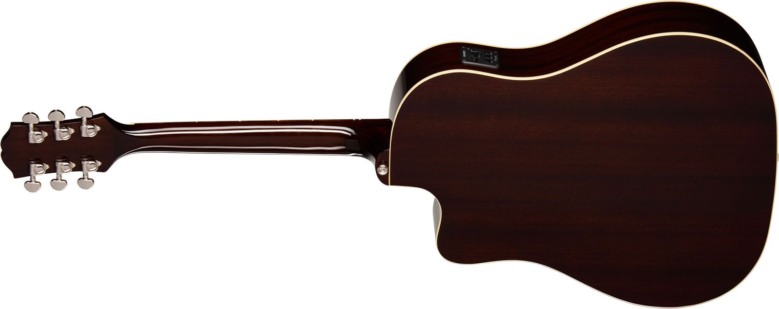 Epiphone J45 Studio Ec Lh Gaucher Ibg Dreadnought Cw Epicea Acajou Rw - Vintage Sunburst - Guitare Folk - Variation 1